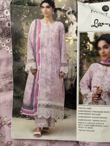 Pakistani lawn embroidered - pakistani,