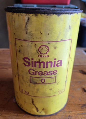 Vintage shell simnia grease - shell,