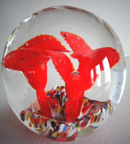 Gentile glass paperweight - glass, 3