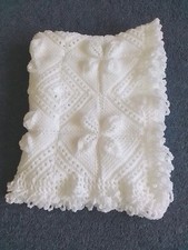 Babies Pram blanket white New