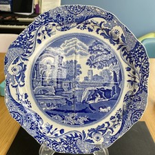 Vintage COPELAND SPODE'S 'Italian' Blue, Divided Sandwich/Cake Plate c.1938  vgc