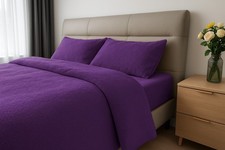 Teddy Fleece Duvet Cover & Pillowcase Bedding Set or Fitted Sheet