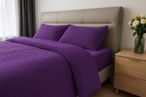 Teddy fleece duvet cover - teddy,
