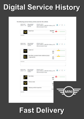 Mini digital service history - mini,