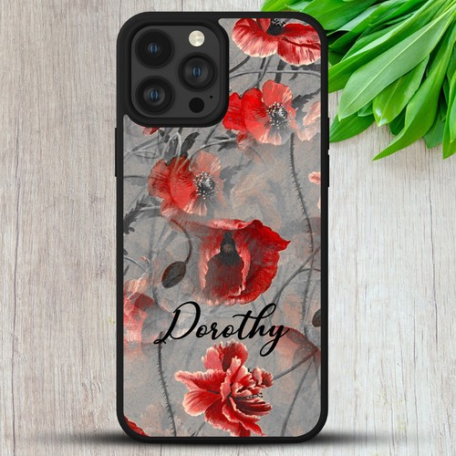 Personalised poppy case for - personalised,