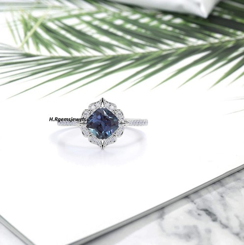 Wedding alexandrite ring - wedding,
