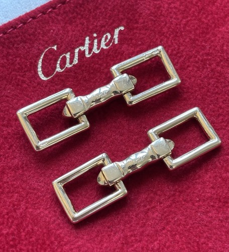 Cartier cufflinks solid 18ct - cufflinks,
