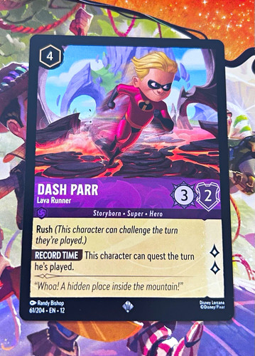 Disney lorcana dash parr - lorcana,