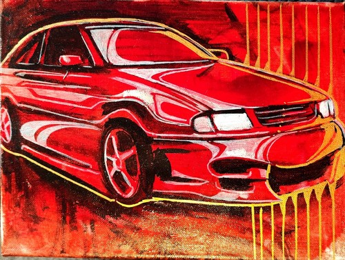 Red gold vehicle original - red,