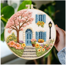 Embroidery hoop kit - kit, 20cm/7.87"
