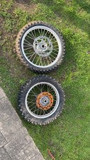 Set of Small Wheels Off A 85cc Ktm 2008