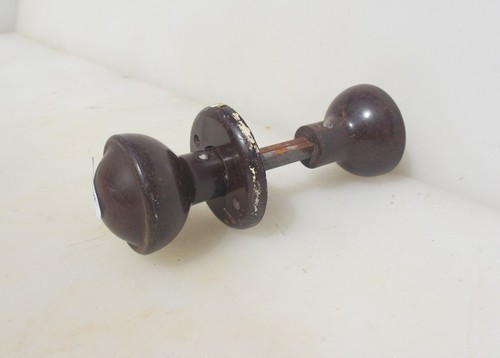 Vintage bakelite door knobs - bakelite,