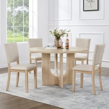 5-Pc Round Dining Table Set