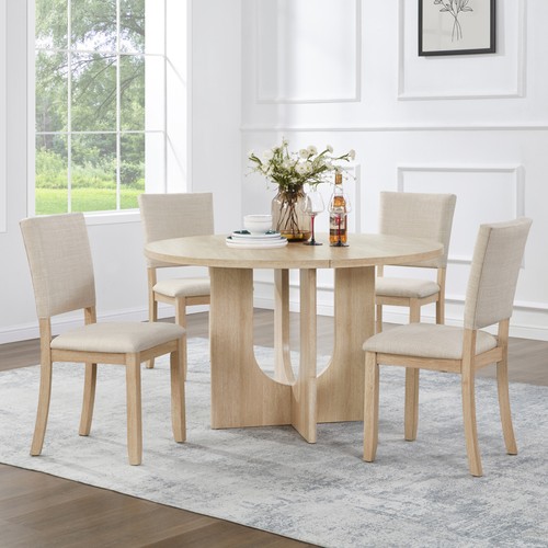 Round dining table set - round,