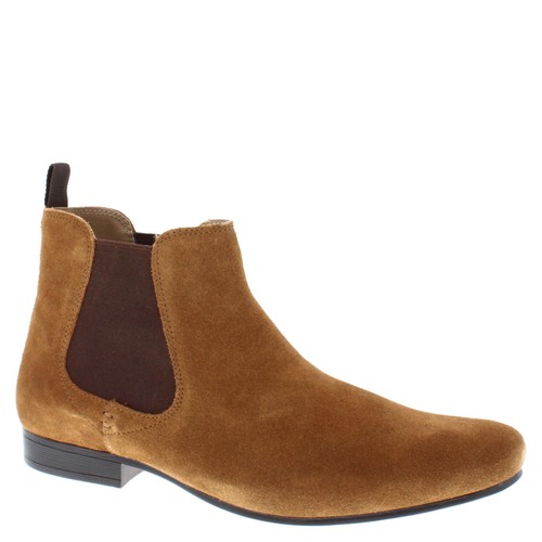 Mens suede pointed leather - suede,