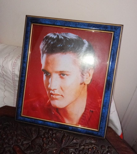 Elvis presley framed photo - presley,