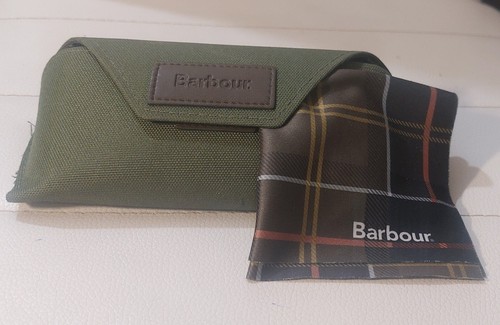 Barbour glasses case - barbour, green