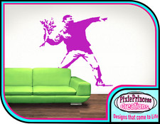 Banksy A Flower Thrower Mylar