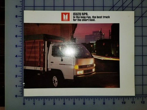 1986 isuzu npr truck - isuzu, brochure