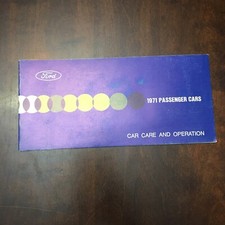 Ford 1971 Passenger Cars Car