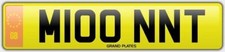 MONTY MONT NUMBER PLATE