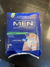 4 Packs Tena Men's Incontinence Pants Size L/Xl.   4 packs