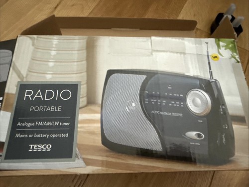 Tesco portable radio analogue - tesco,