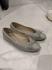 Womens Pump Glitter Slip On