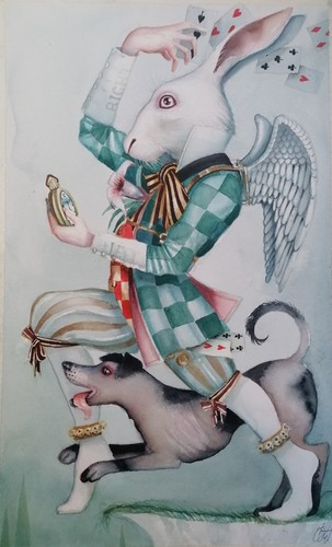 Original watercolour dominic - original,