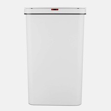 Tower T838005W Rectangular 50 Litre Sensor Bin, Plastic, White