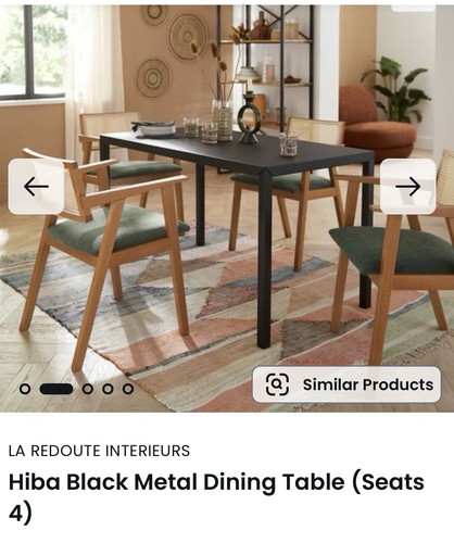 Next dining table - next, black