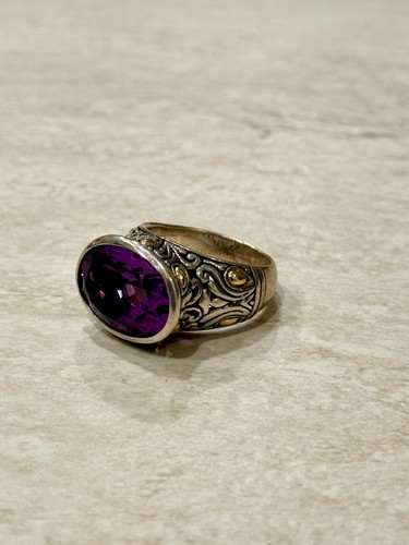 Vtg 18k yellow gold - yellow, 925