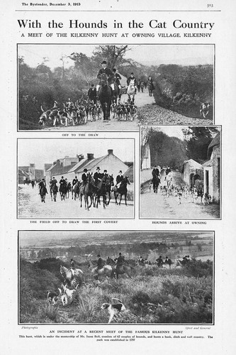 Hunting the kilkenny meet - hunting, at