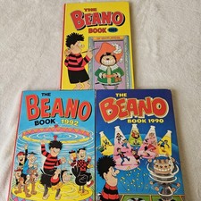 3x Beano Annual Books 1989