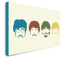 BEATLES POP ART - Canvas Wall