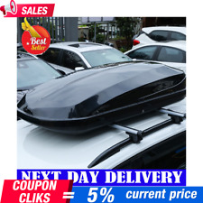 Car Roof Top Box 430 Litre Gloss Black Extra Large Top Car 75kg Luggage Camping