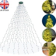 400 LED Shooting Star Waterfall Light Christmas Xmas Tree Hanging Fairy Lights