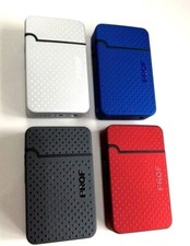 PROF WINDPROOF LIGHTER SMART DOTS BLUE TURBO JET FLAME REFILLABLE  4 COLOURS