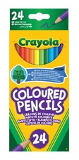 CRAYOLA Colouring Pencils - Assorted Colours (Pack of 24)