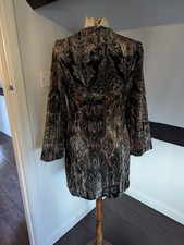 Zara Paisley Velvet Look Short