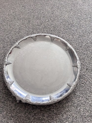 Antique silver plated footed - antique,