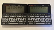 2 x Vintage Prudential Branded PSION 3a PDAs,  2MB RAM, Powers, RARE