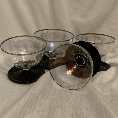 Vintage iridescent clear glass - clear,