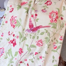 Laura Ashley Summer Palace Cranberry R/Made Curtains - 64"W x 54"L (162 x 137cm)