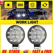 2PCS 4" Inch 120W Round LED