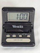 Westclox Digital Black Travel