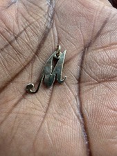 9ct Gold Initial M Pendant In