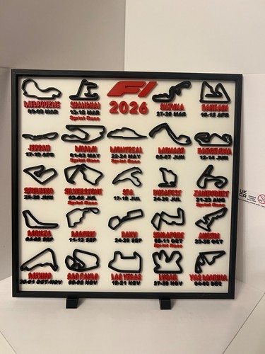 2026 race calendar - f1,
