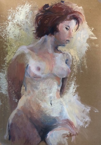 Nude painting original - nude,