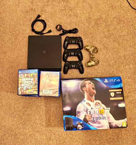Sony ps4 slim - ps4, black